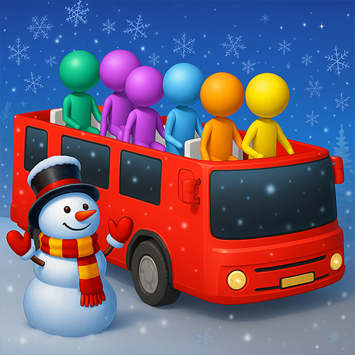 Bus Rush Sort 3D: Passenger Pickup Puzzle Game