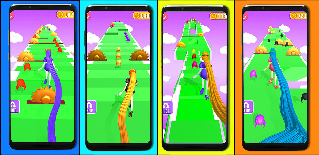 Long Hair Runner: Hair Run Games. Face the Long Hair Challenge and race to grow Longer Hair