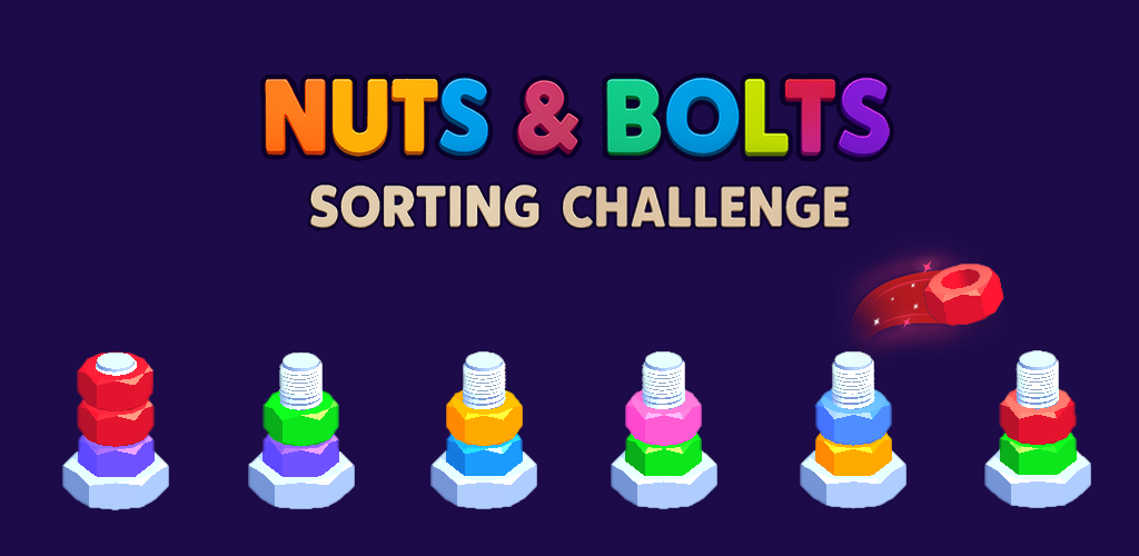 Nut Sort 3D: Nuts and Bolts