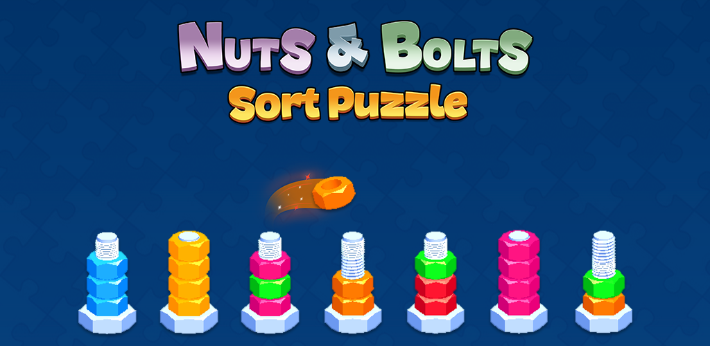 Crazy Nuts: Color Bolts Sorting