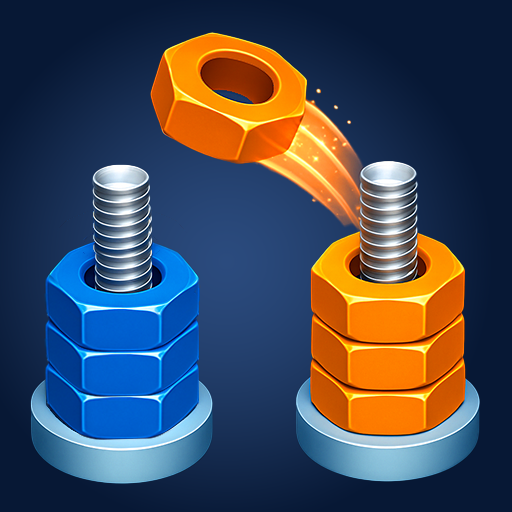 Nuts Mania: Bolts Color Sorting