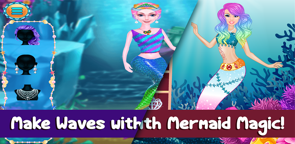 Mermaid Princess Salon: Dress Up and Makeover