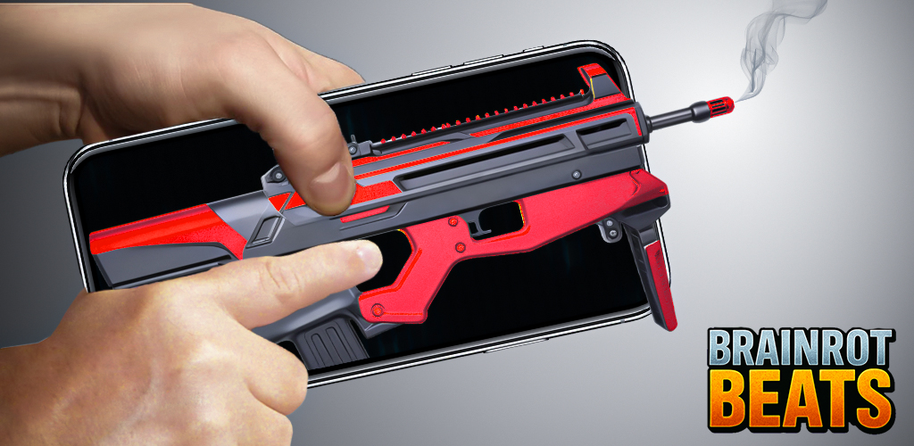 Brainrot Gun Sound Prank: Gun Simulator