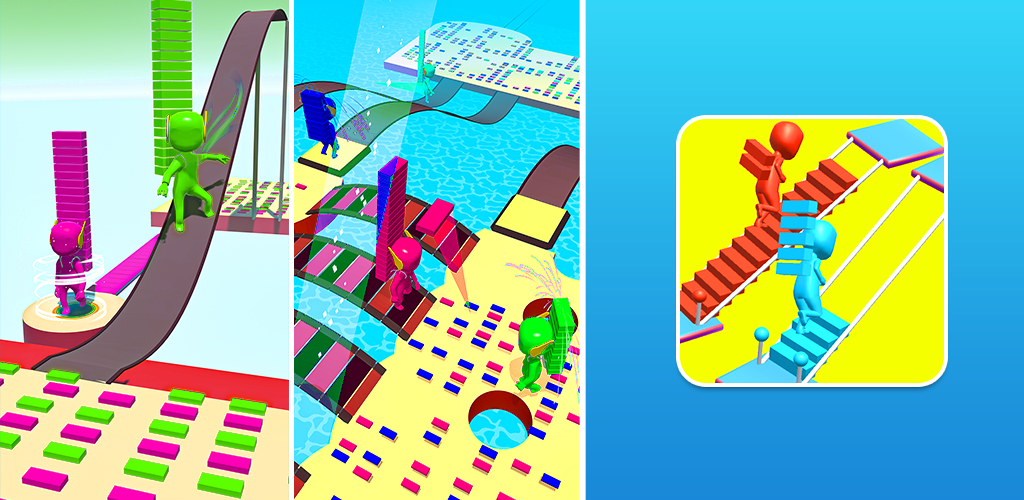 Bridge Stacker: Stair Rush
